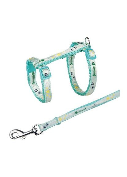 Шлейка с поводком для котят 2239см/10мм нейлоновая, цвета в ассортименте. Trixie (292395512)