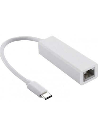 Перехідник USB Type C > RJ45, 12см (DV00DV4067) PowerPlant usb type c -> rj45, 12см (268145979)