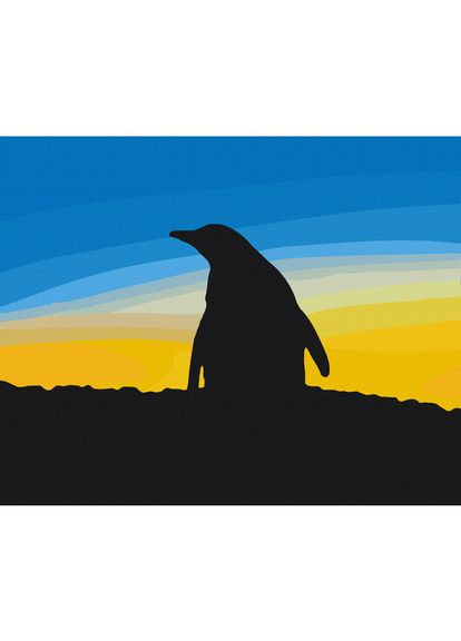 Картина по номерам Сине-желтое небо Антарктики Сергей Глотов 40 х 50 см (BS54268) Brushme (370268439)