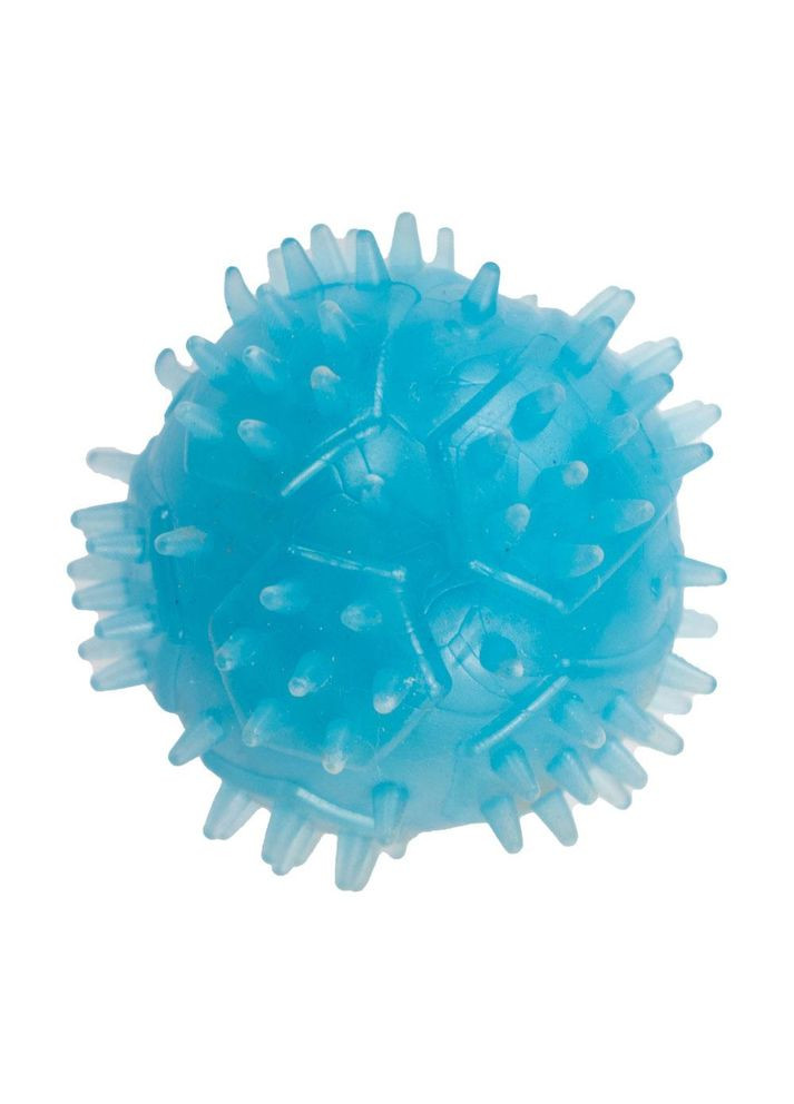 Игрушка для собак средних пород мячик с шипами 6 см голубой (4820266660352) AGILITY (315155563)