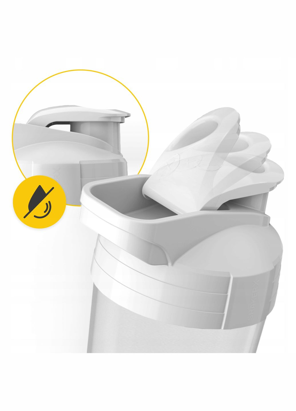 Шейкер спортивний Ultra 700 мл White (P-5905973407083) 4FIZJO (330487048)