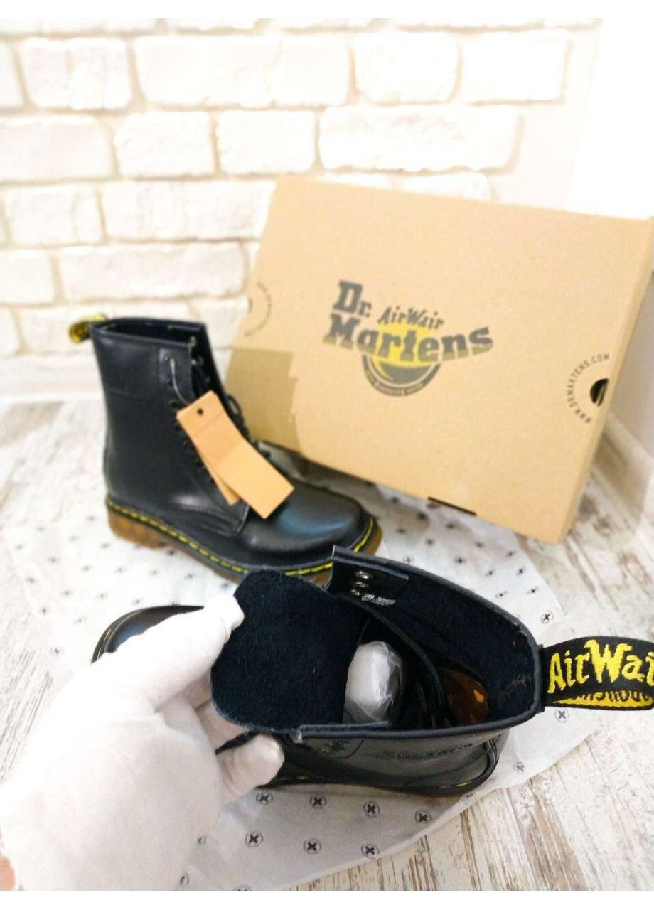 Черевики жіночі та чоловічі Dr.Martens 1460 Black Доктор Мартінс No Brand (366072223)