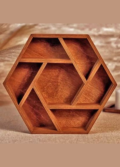 Менажница из дерева Элотес коралл (МЕН-001814) No Brand (327845013)