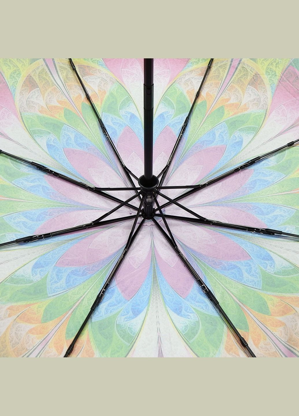 Комбинированный яркий женский зонтик оригинал Doppler средний система антиветер (307167248)