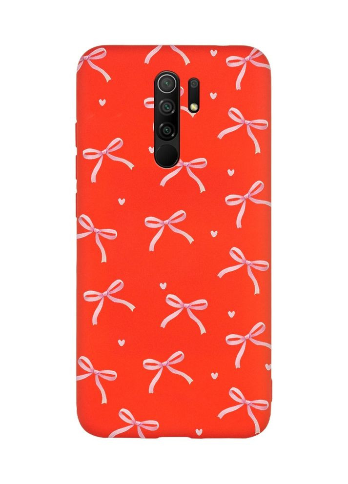 Матовый чехол на Xiaomi Redmi Note 8 Pro Бантики (принт 404) Creative (355394158)