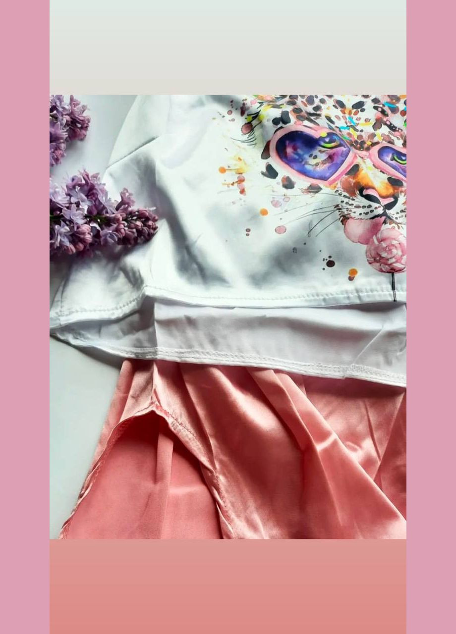 Розовая всесезон женская пижама Saimeiqi