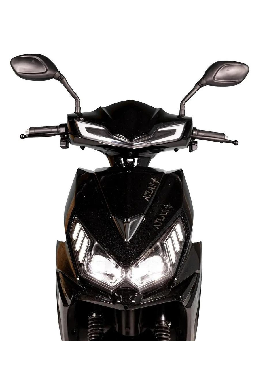 Електроскутер Journey Box 1500W, 72v, 20AH, Ø-10/16, 55 км/год, 80 км/з*ходу, Чорний Atlas (317343050)