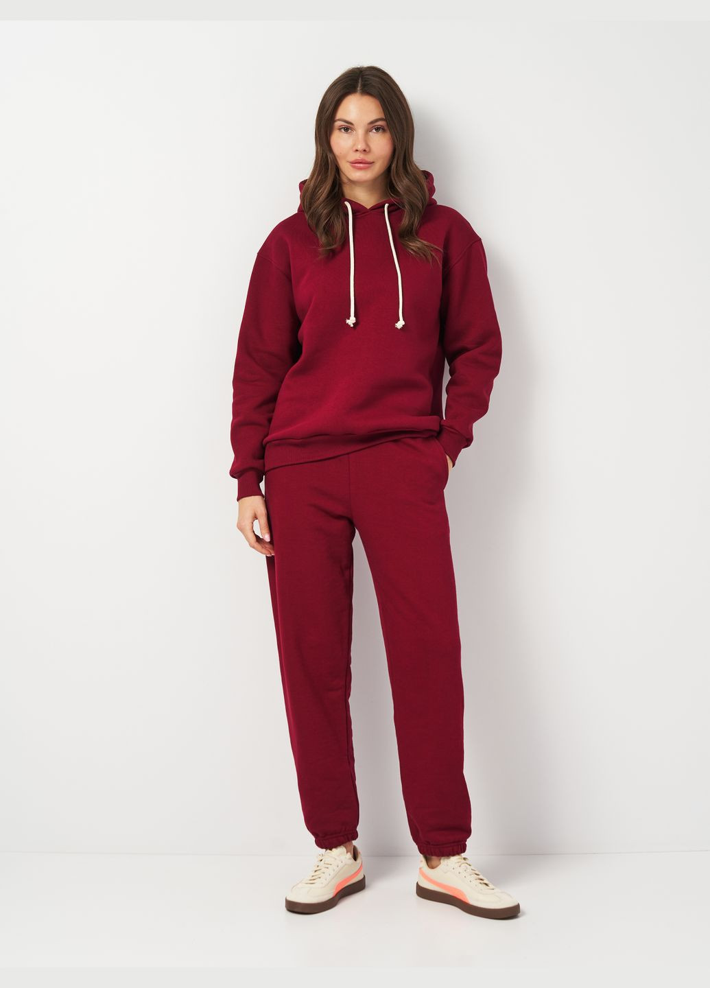 Худи женское утепленное с начёсом Роза (312021806)