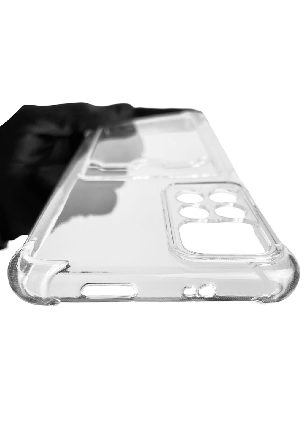 Чохол для POCO M4 Pro 4G з бронь кутами з кишенею для візиток карток k-pop на сяомі поко м4 про 4г прозорий Xiaomi (366022363)