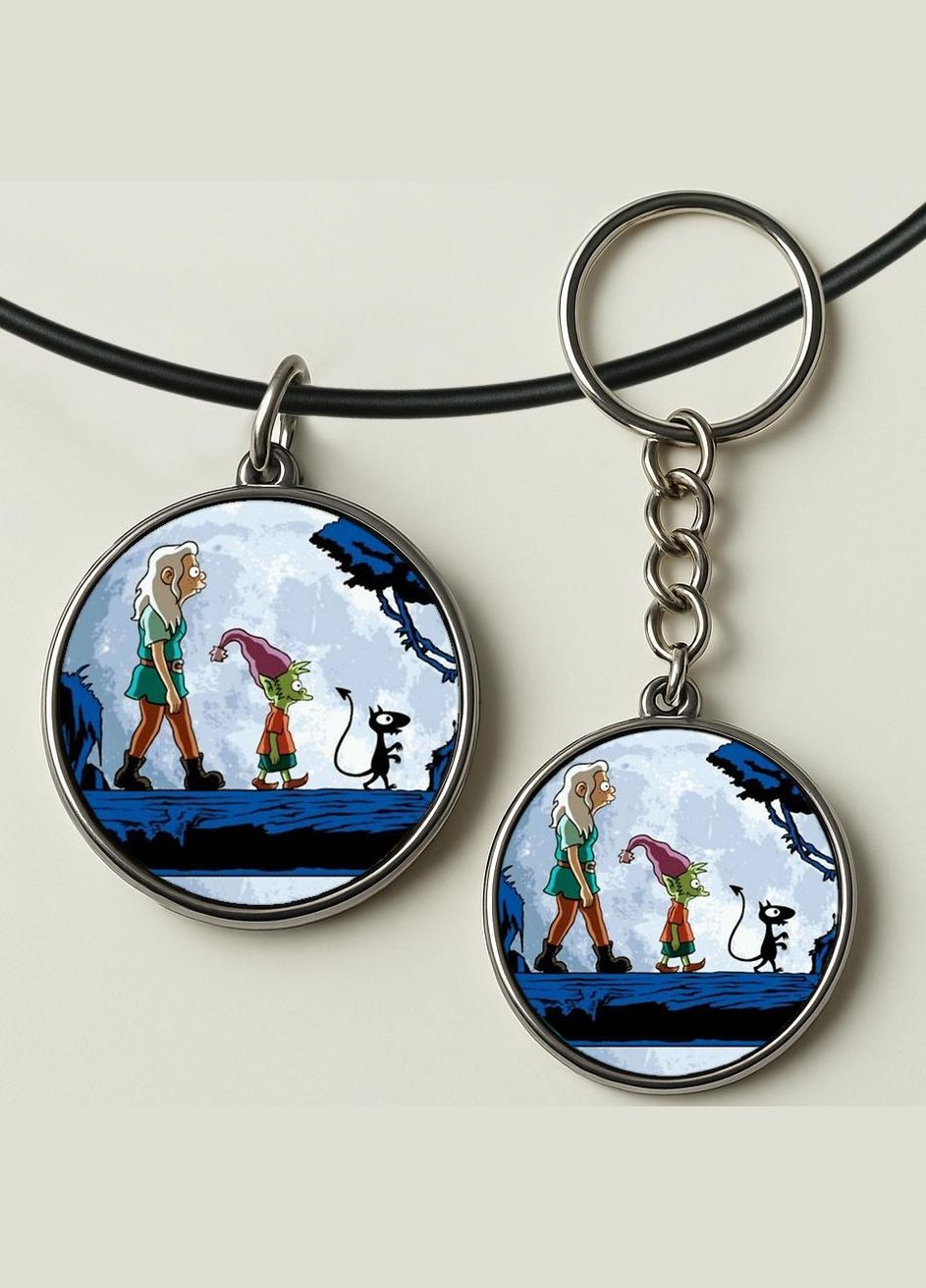 Набір підвіска (кулон) та брелок Розчарування #06 (подарунковий набір) No Brand (332633760)