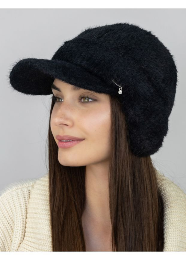 Бейсболка вязаная теплая женская Braxton Ірлі (366340727)