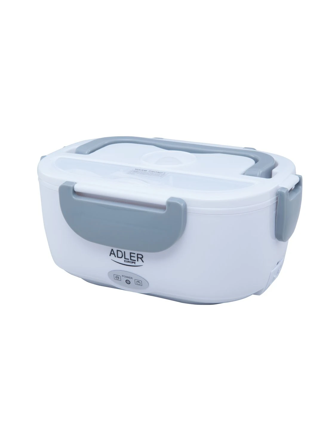 Ланчбокс, контейнер для їжі з підігрівом AD 4474 grey (220V, 1,1 л, 50 °C, Польща) Adler (391417699)