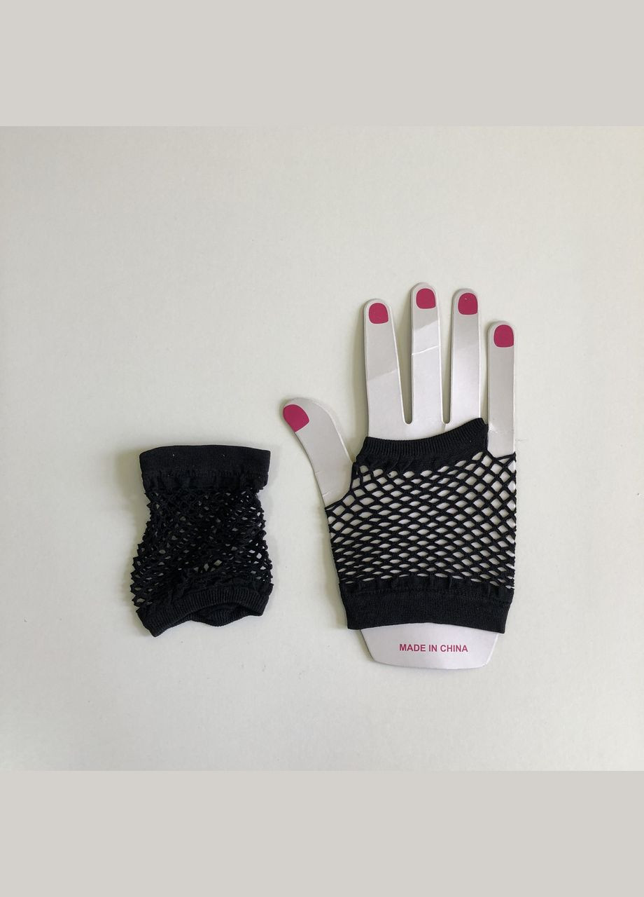 Короткие сеточные митенки перчатки Honey Fashion Accessories XS/S/M черный (7-79) No Brand (313286062)