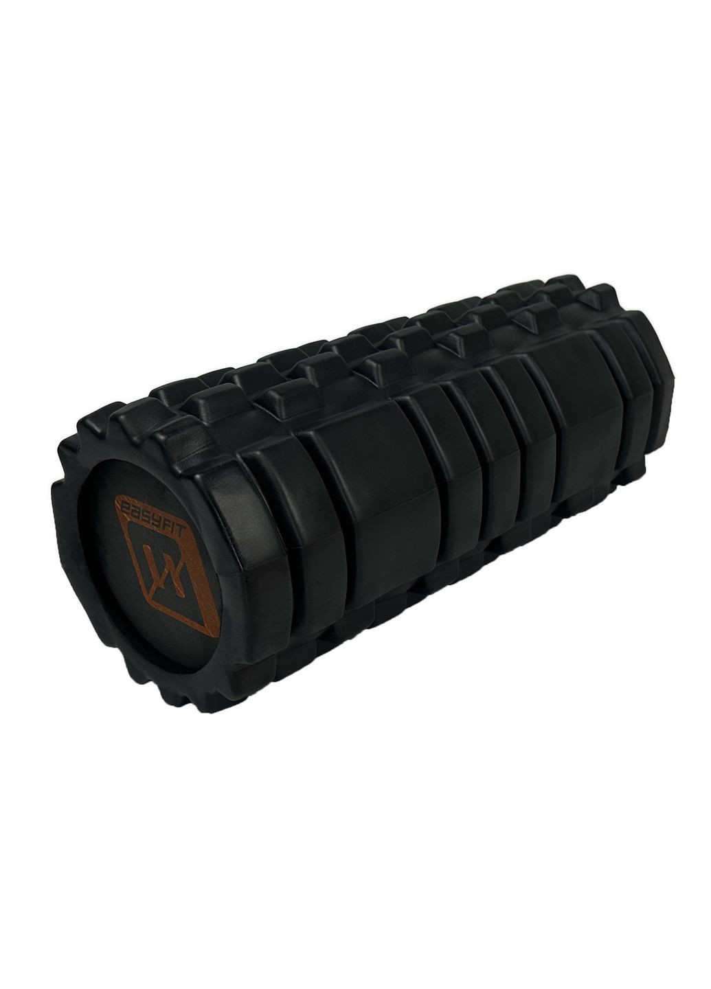 Масажний ролик Solid Roller v.1.1s 33 см чорний EasyFit (362440909)