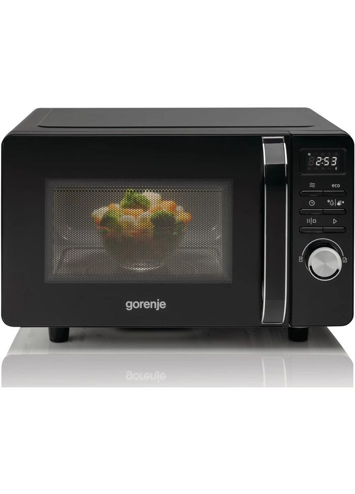 Мікрохвильова піч MO20S4BC, 20л, 700Вт, чорна Gorenje (360401966)