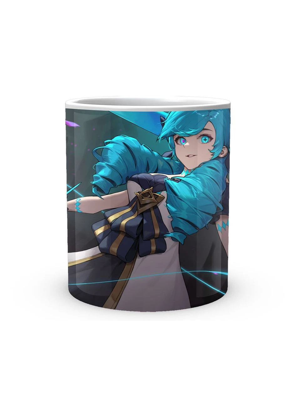 Кружка с принтом League of Legends Лига Легенд Гвен LOL 002.22 Керамическая кружка 0,33 GeekLand (378963454)