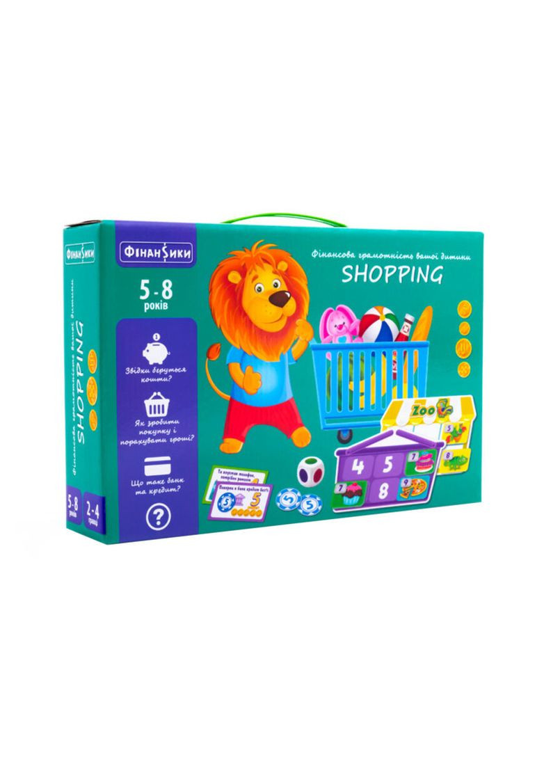 Настільна гра "Граємо в магазин" VT2312-06, 18 карток із завданнями Vladi toys (315135409)