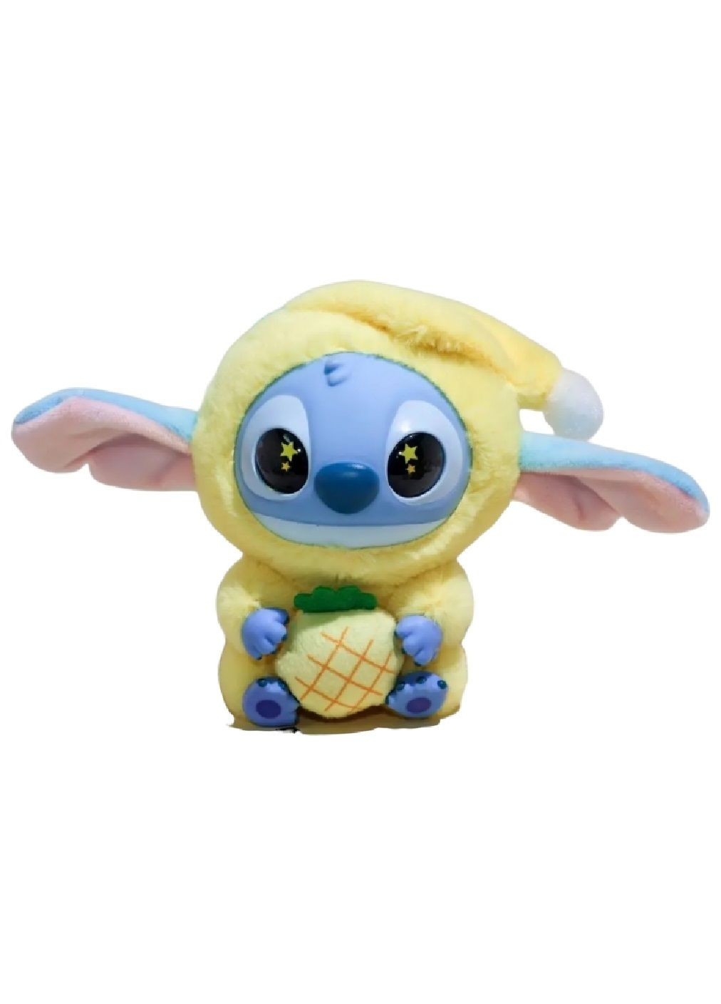 Мягкая плюшевая игрушка фигурка персонаж брелок Стич в костюме Лабубу с петлей для подвешивания 15 см (480991-Prob) С ананасом Unbranded (350633534)