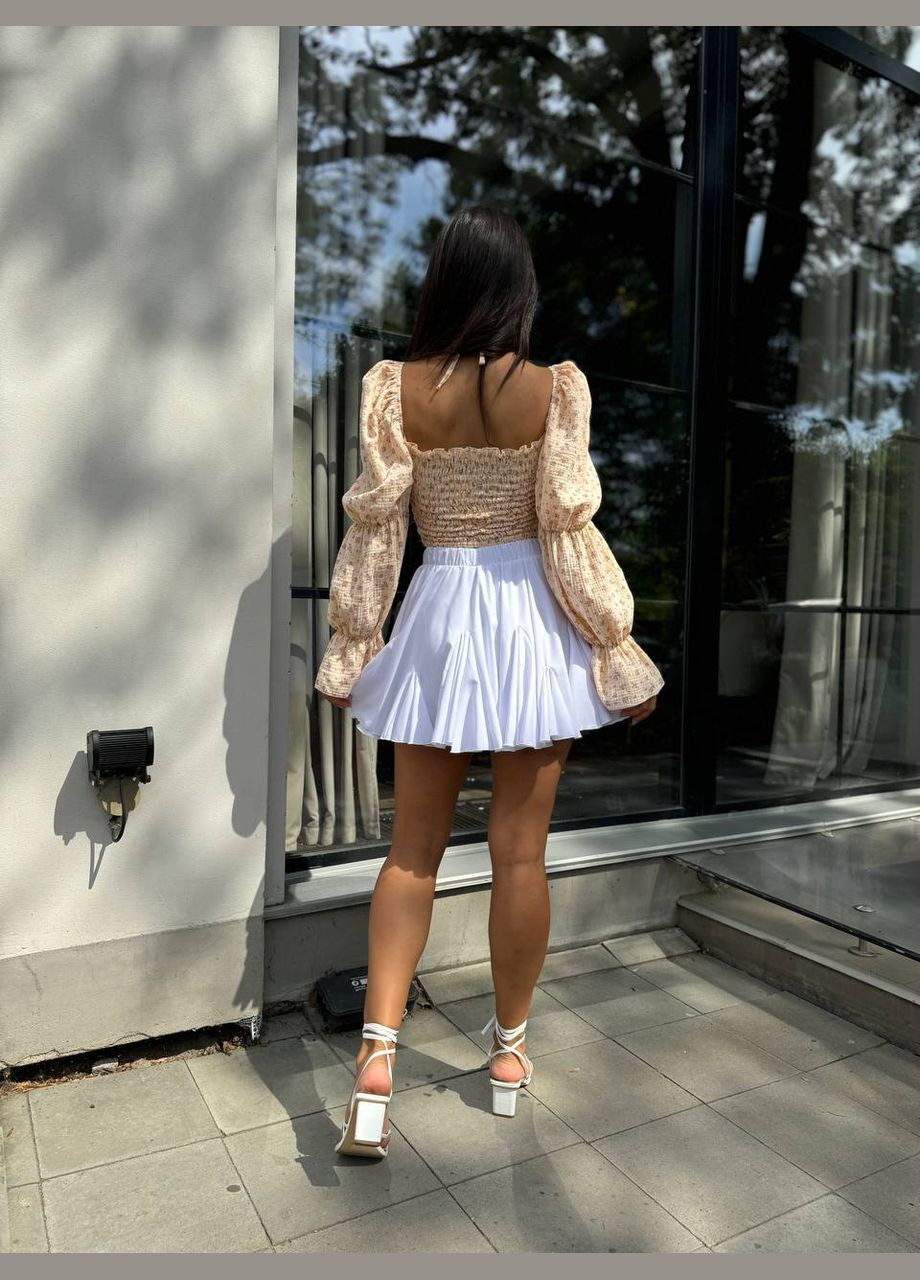 Бежевая женская блузка FINO Mode