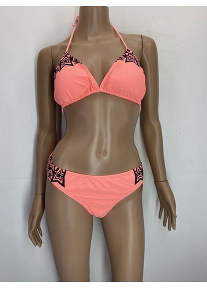 Помаранчевий літній купальник роздільний Bpc Роздільний