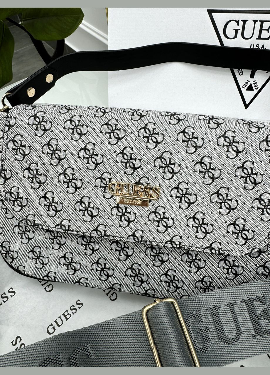 Сумка жіноча сірий крос боді через плече No Brand (322464326)