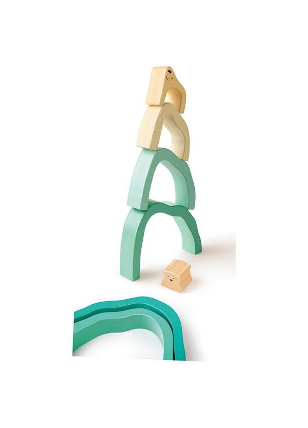 Деревянная пирамидка Мишка (E0490) Hape (331174046)