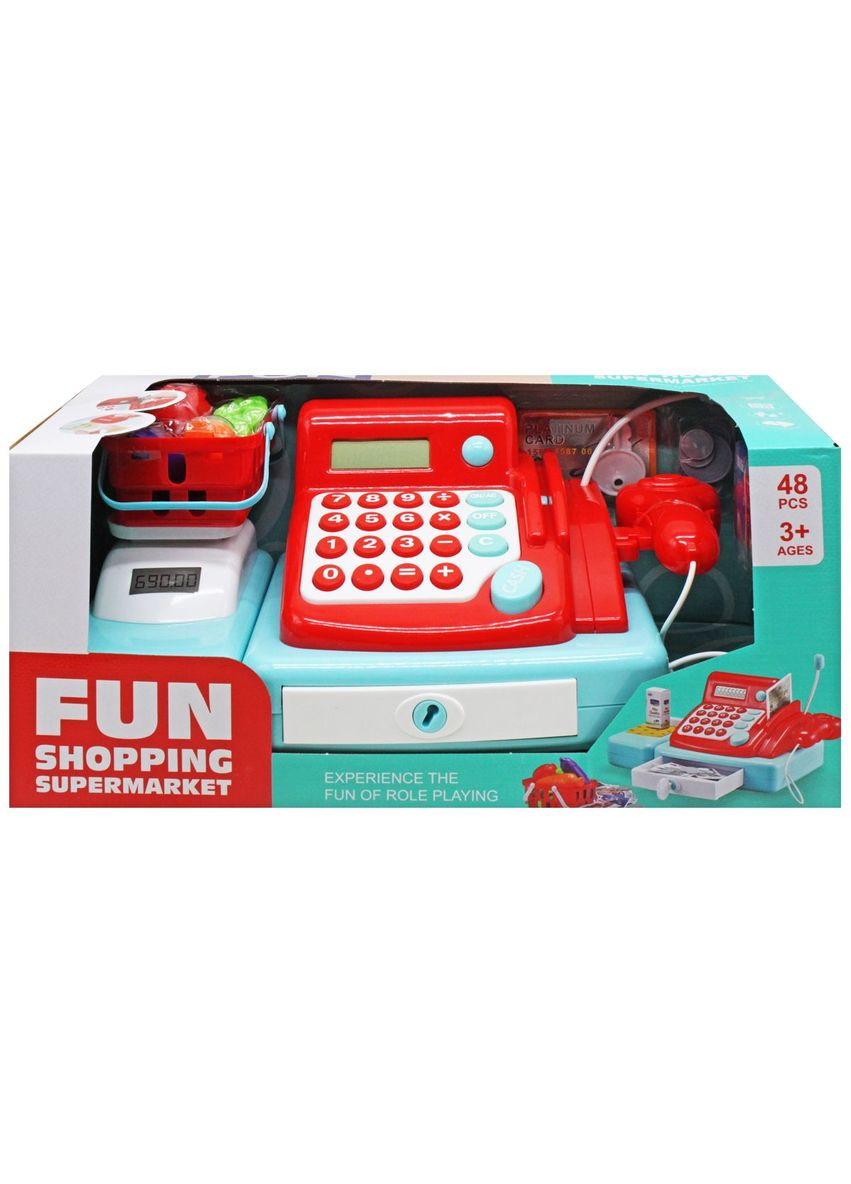 Касовий апарат "Fun shopping" (червоний) MIC (290251684)