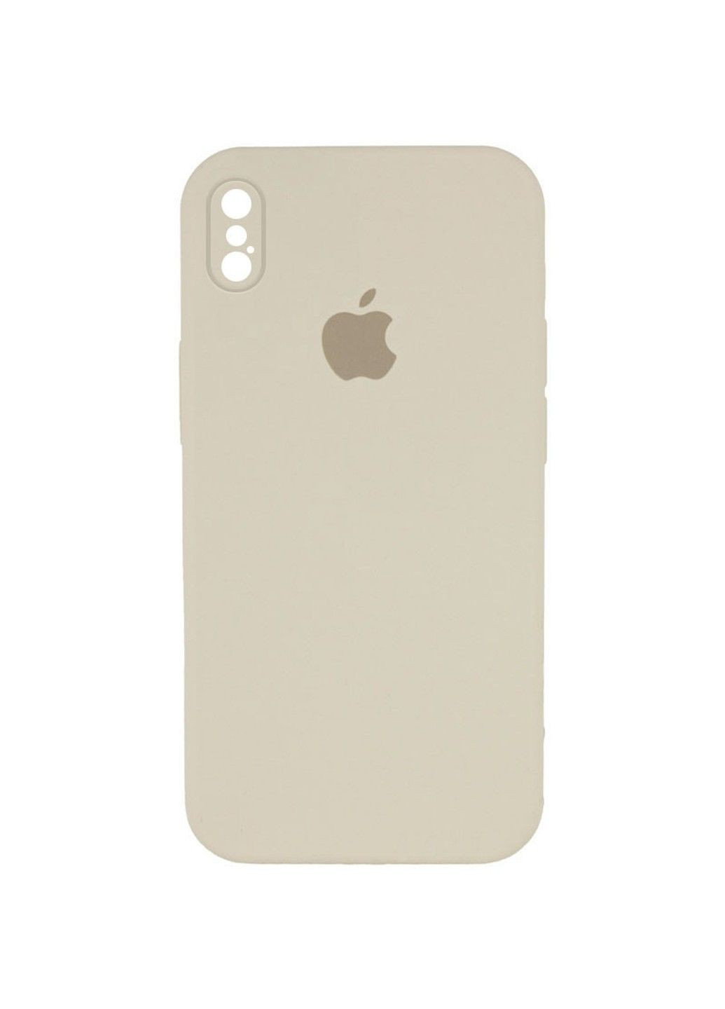 Чехол Silicone Case Square Full Camera Protective (AA) для Apple iPhone XS / X (5.8") Epik (292866714)