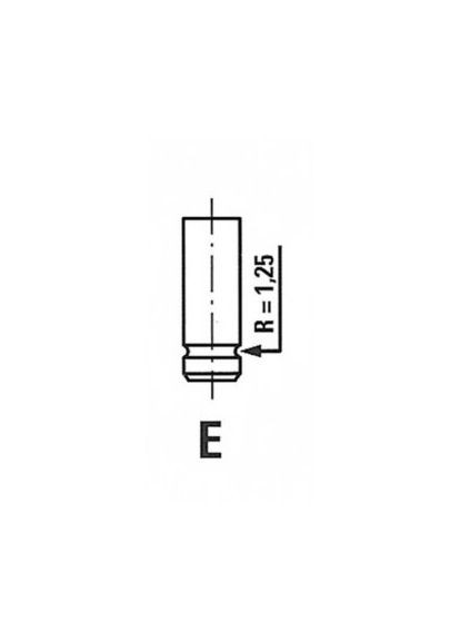 Клапан двигателя IN RENAULT/VOLVO 1.7I F2N/F3N/B18E/B18F 38.1X8X111.5 R4221/S Freccia (366184679)
