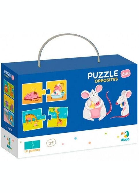 Детские пазлы Противоположности DoDo 300151, 24 элемента DoDo Toys (315070136)