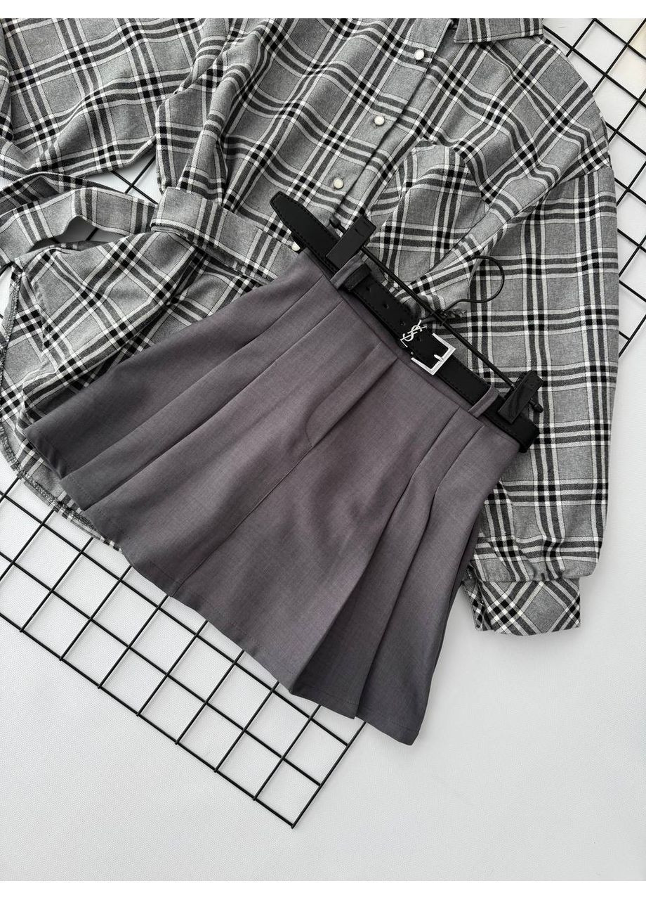 Жіноча спідниця-міні з плісировкою MonCher (352529259)