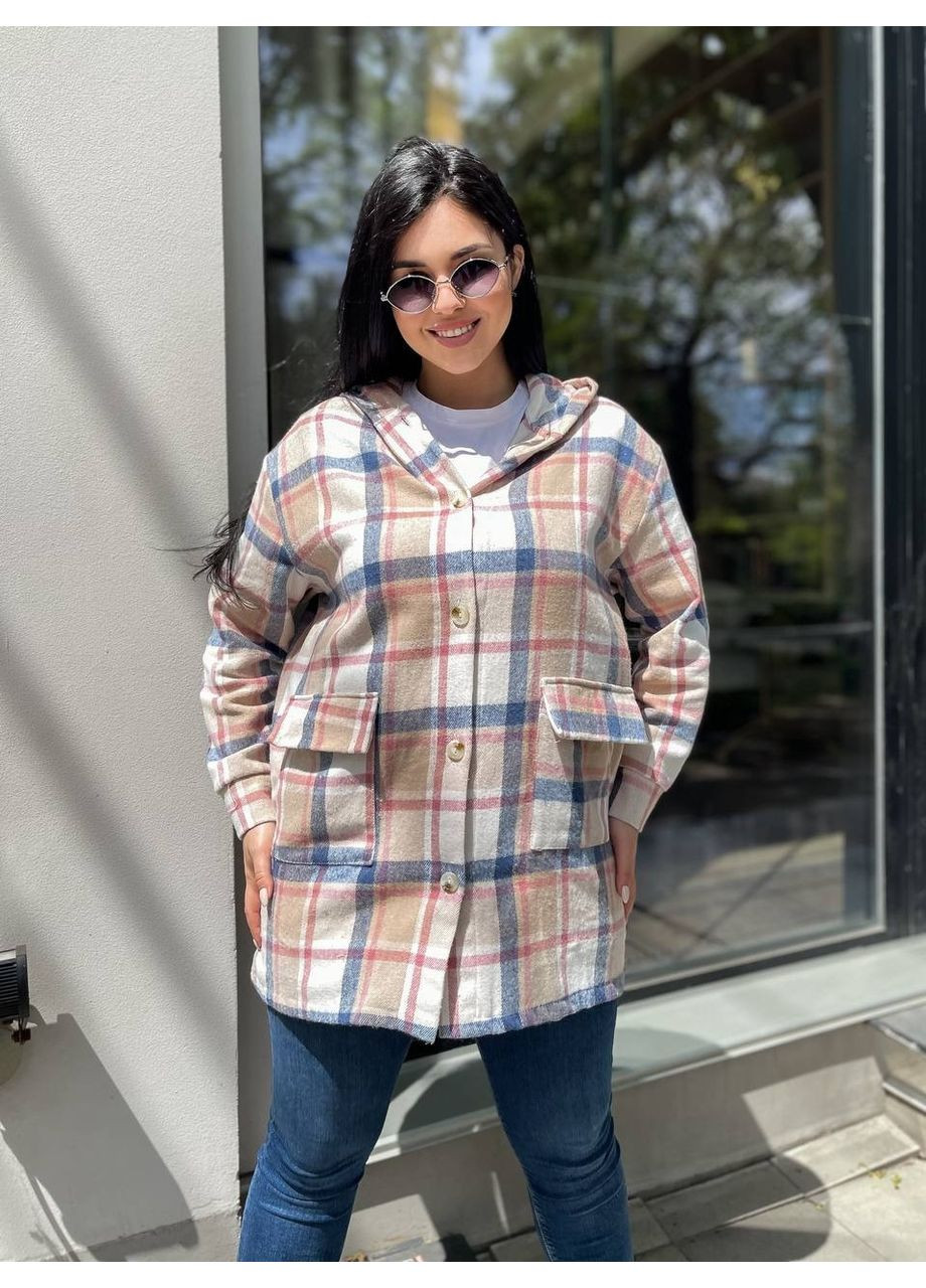 Голубой рубашка No Brand