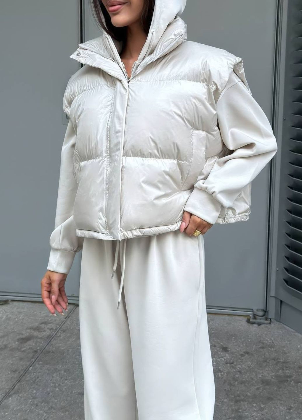 Костюм-трійка: жилетка, худі та штани Tik-Tak (361444656)