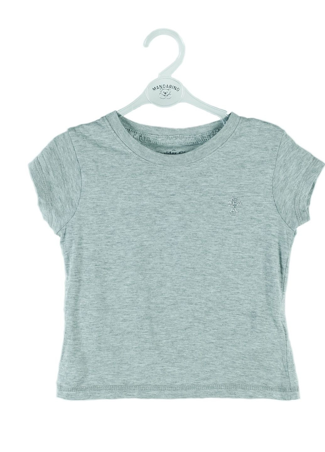 Серая летняя футболка зеленый Sprider