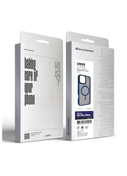 Чехол для мобильного телефона (ARM79512) ArmorStandart Uniq MagSafe Apple iPhone 16 Pro Max Dark Blue (364630499)