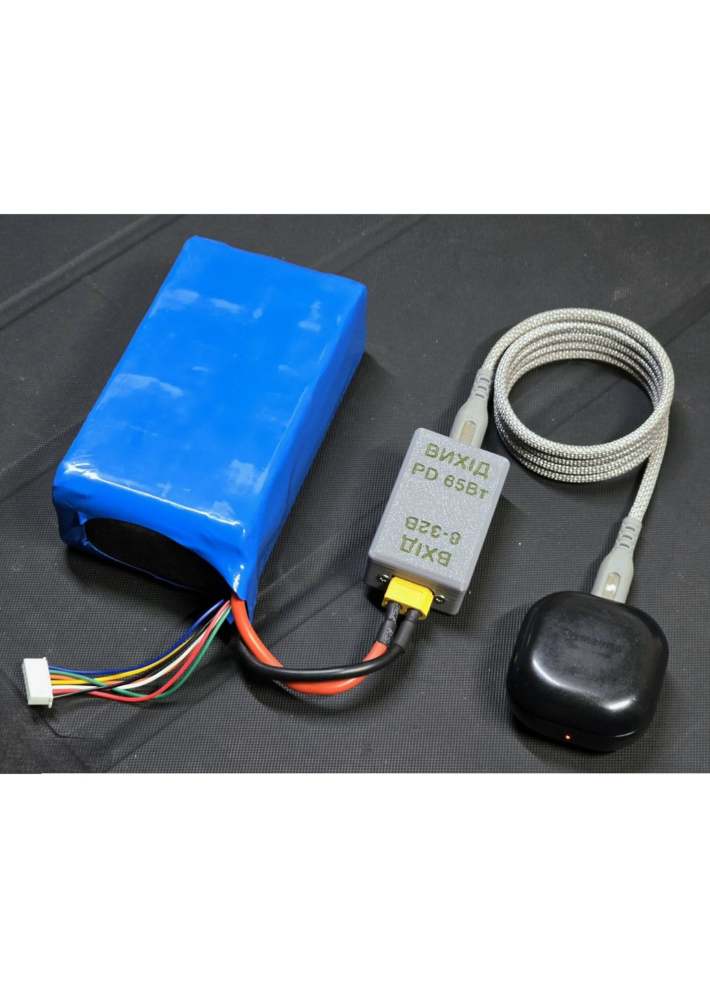 Зарядний модуль Type-C PD-65W з вхідним роз’ємом XT60 Diy (365756079)