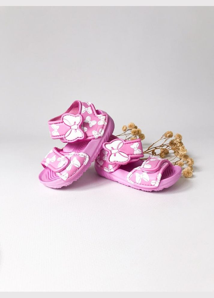 Розовые детские сандалии 18 г 10,5 см розовый артикул ш138 FDEK