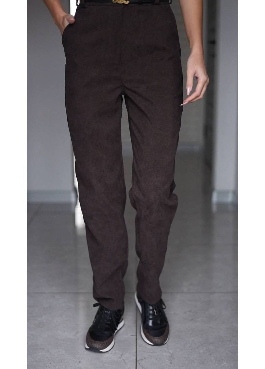 Штани жіночі мікровельветові No Brand (366237251)