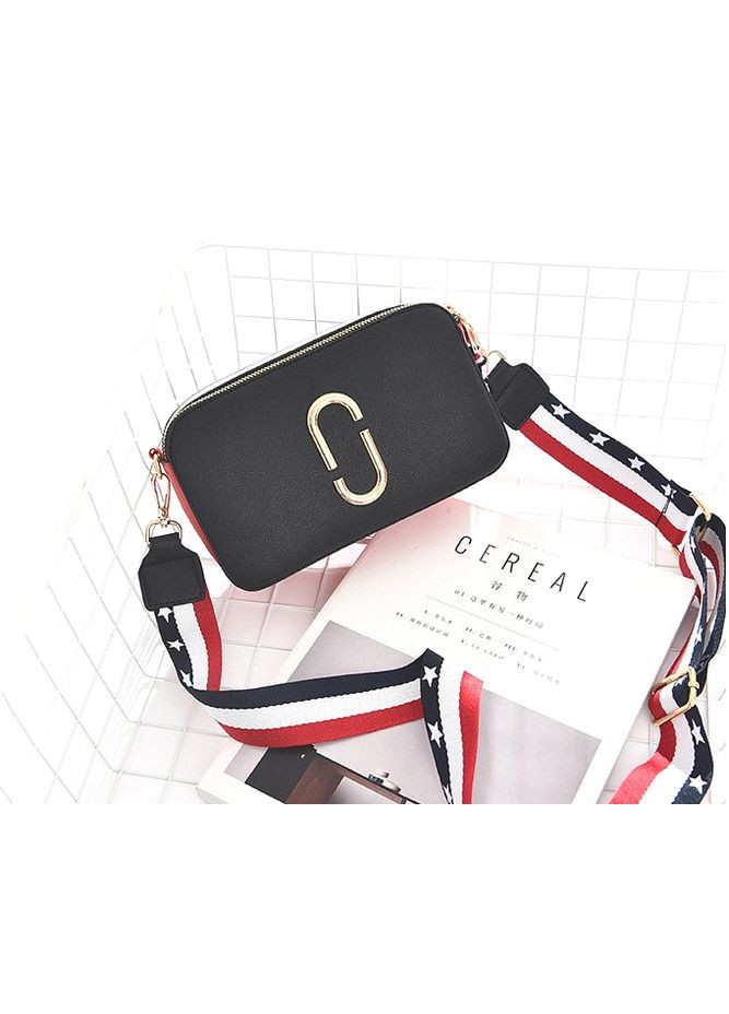 Женская сумка клатч через плечо черная из эко-кожи ProDobro (363259548)