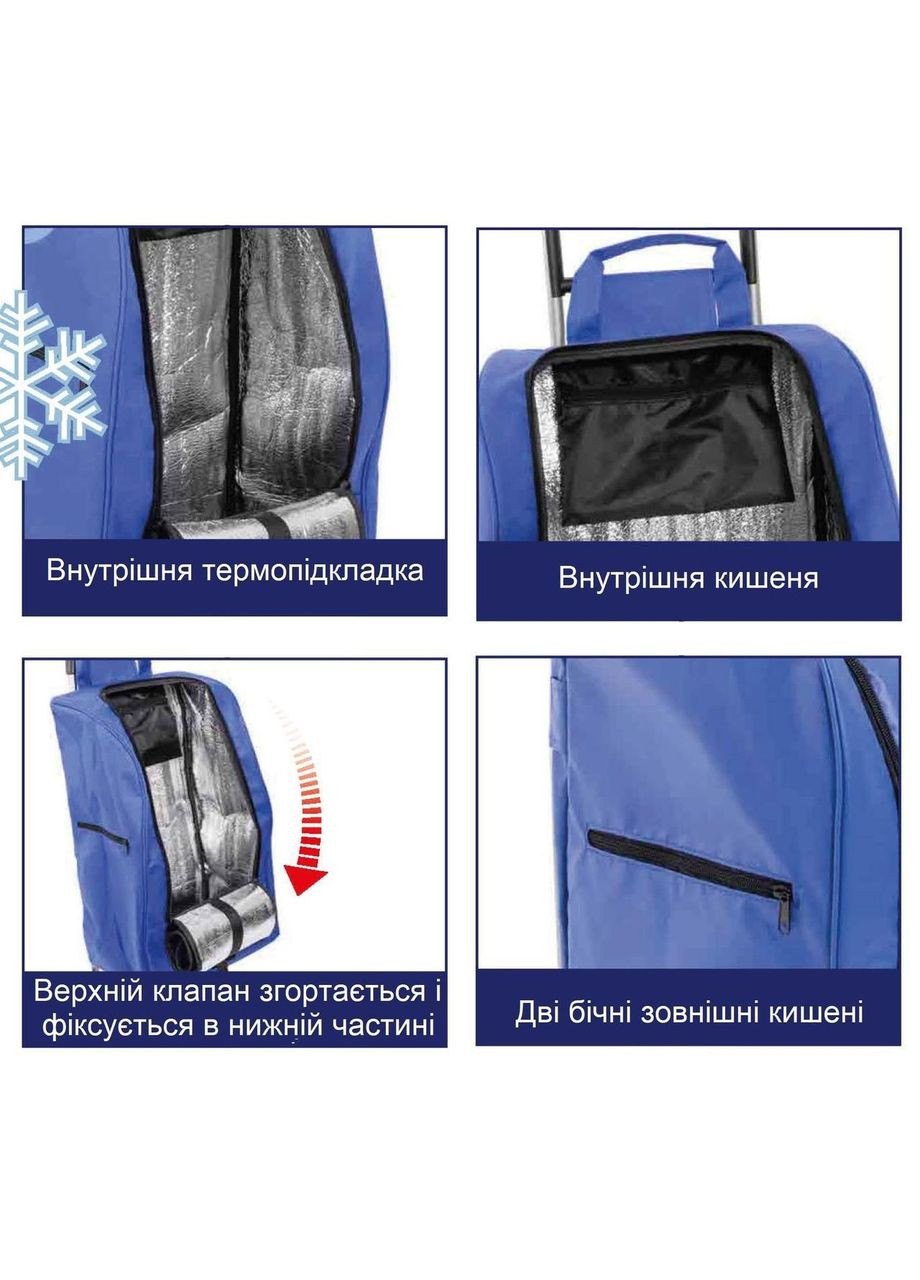 Сумка-візок Partner Blue (CS93076Y06B) Casa Si (363044587)