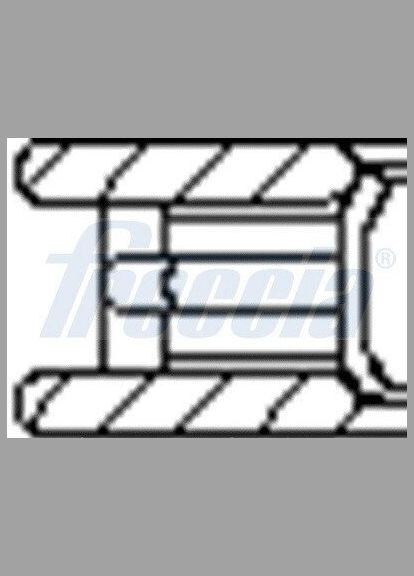 Кольца поршневые Freccia (368519337)