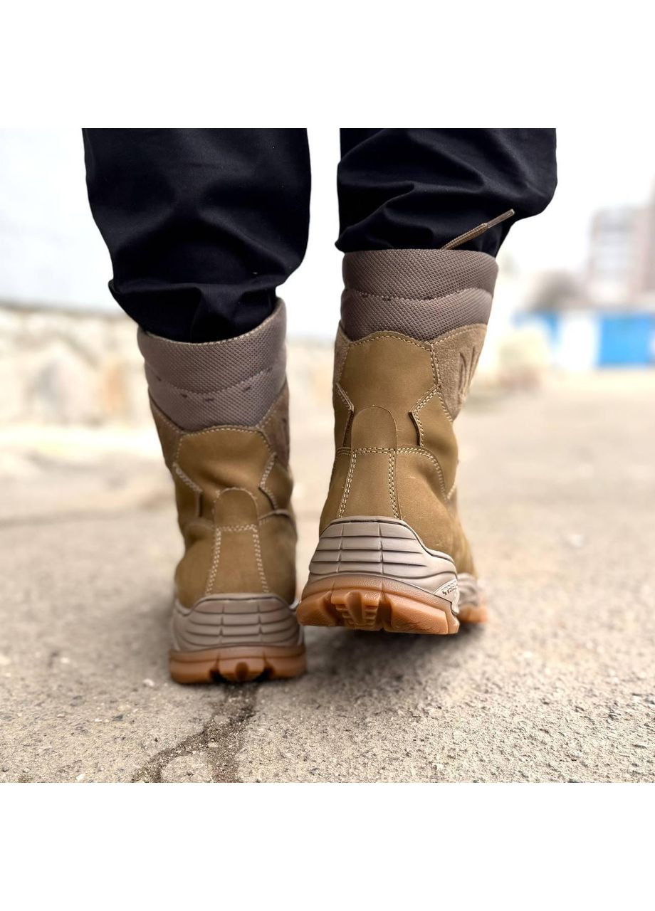 Шкіряні літні Берці Жіночі Черевики Тактичні. 36-49р Койот. Посилена п'ята та носок! DSLF-2148 36 No Brand (349513272)