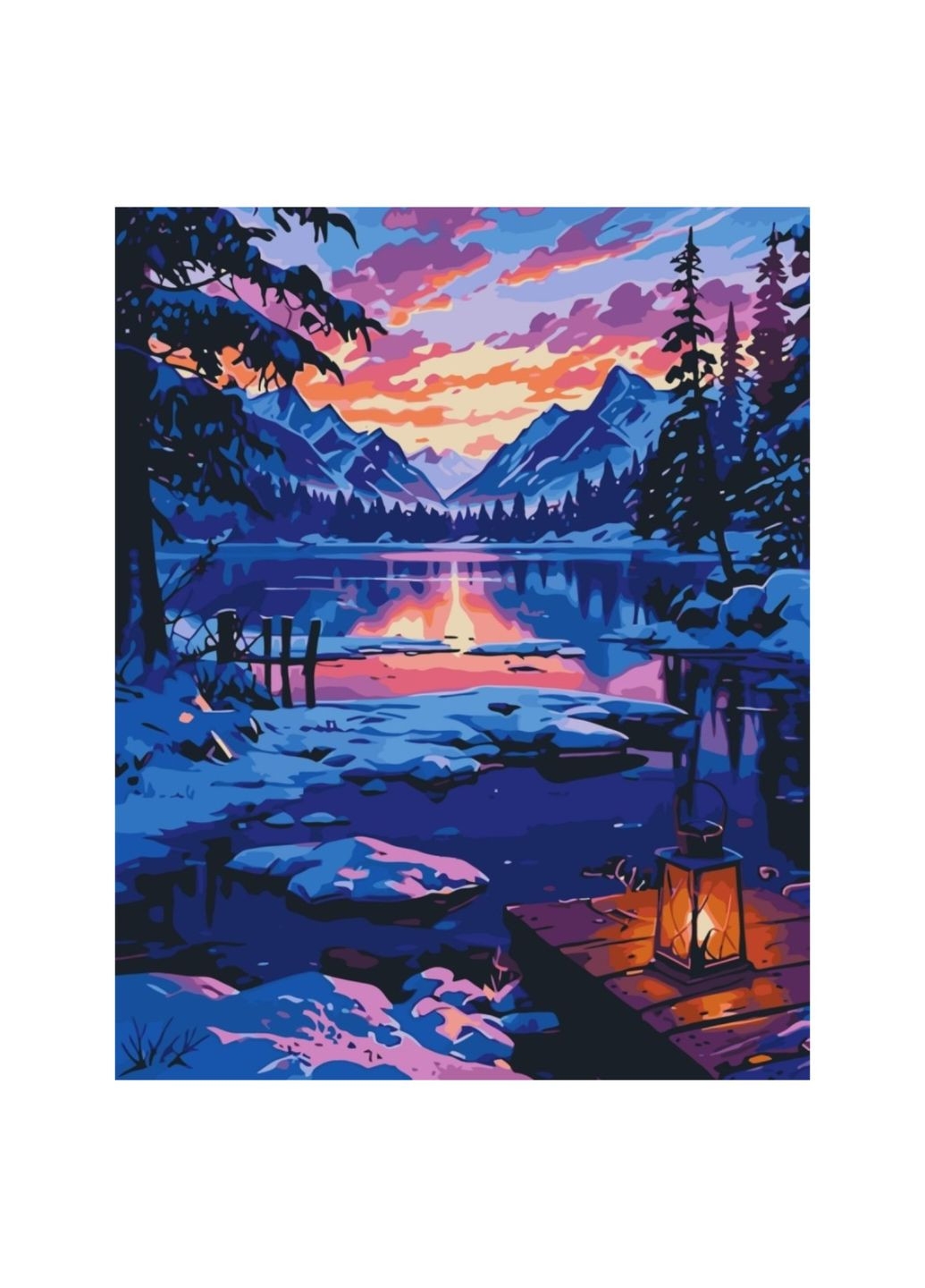 Картина за номерами "Зимовий пейзаж", 40х50 см, 11056-AC Art Craft (308210660)