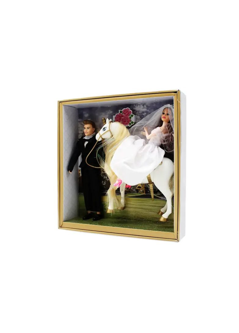 Куклы Набор Молодожены на коне пластиковые в ассортименте 686-844 YG Toys Лял5339 (370651117)