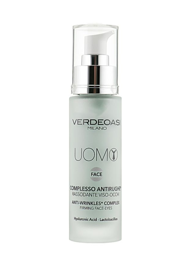 Verdeoasi Комплекс проти зморщок зі зміцнювальним ефектом для обличчя та очей Uomo Anti-Wrinkles Complex Firming Face-Eyes — Крем, Італія (354822643)