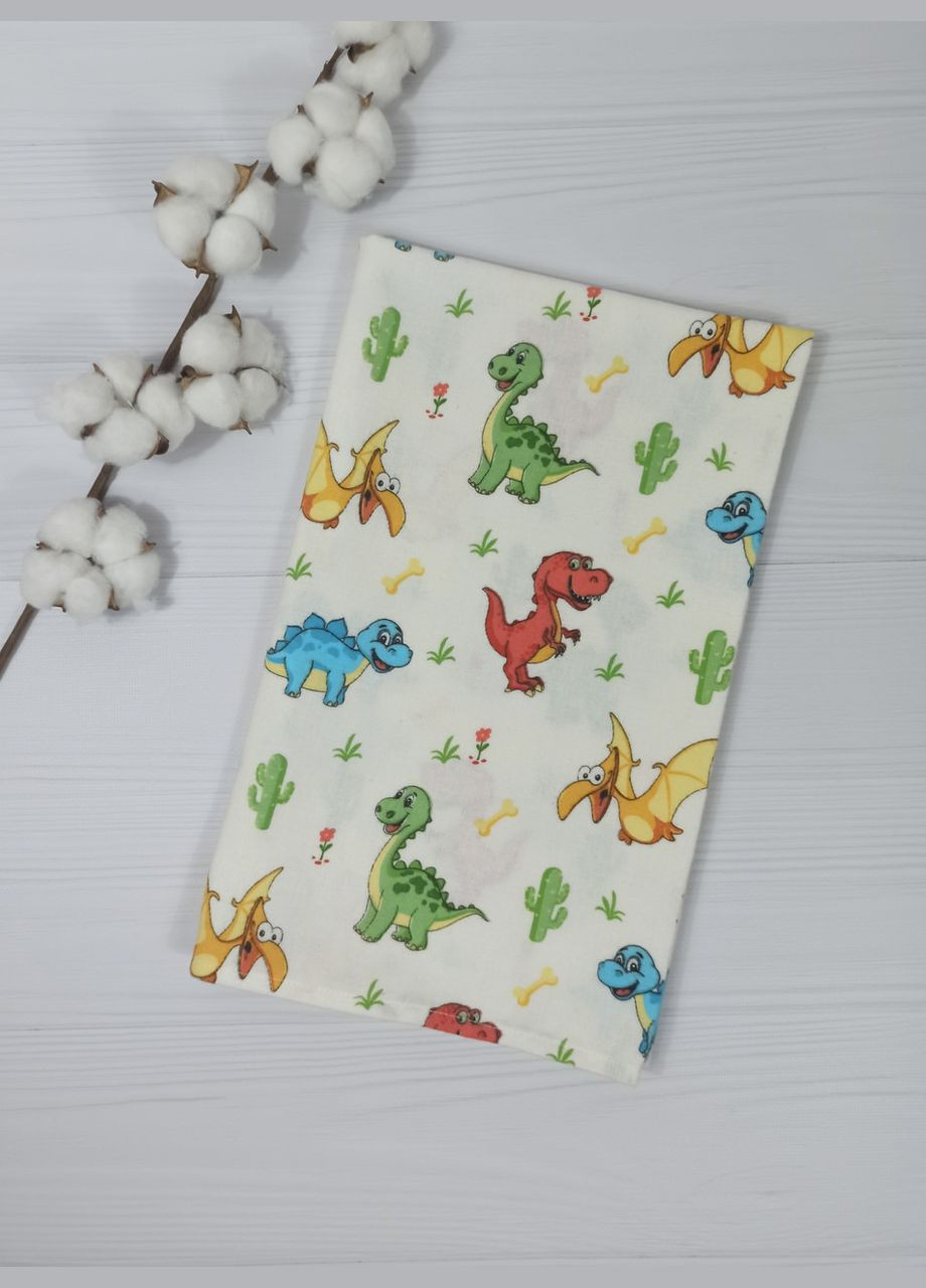 Набір для новонародженого: плед, подушка, пелюшки і іграшки a.l.babybox Діно Жовтий No Brand (308752073)