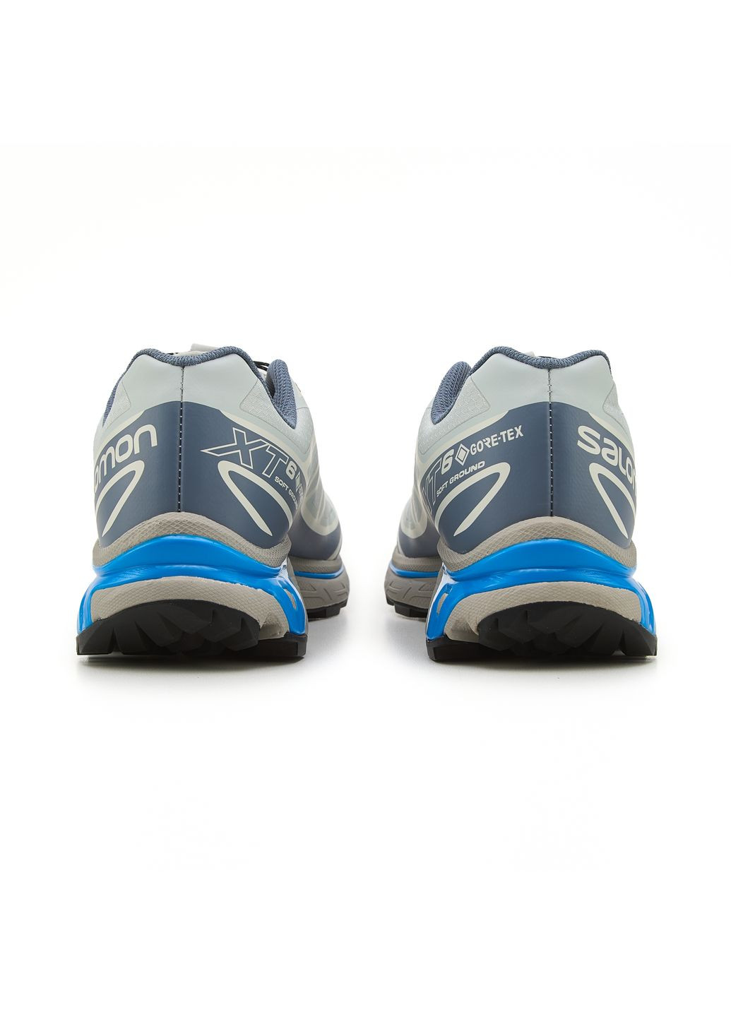 Сірі Осінні кросівки чоловічі salomon xt-6 gtx white grey blue саломон xt-6 No Brand