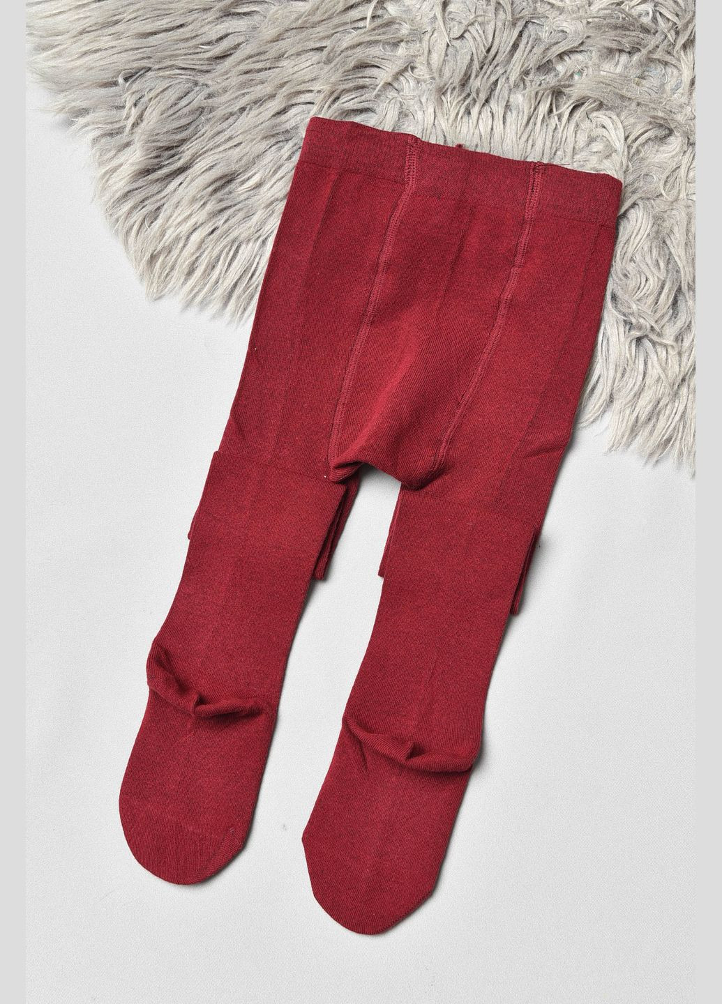 Колготы детские для девочки бордового цвета Let's Shop (303772088)