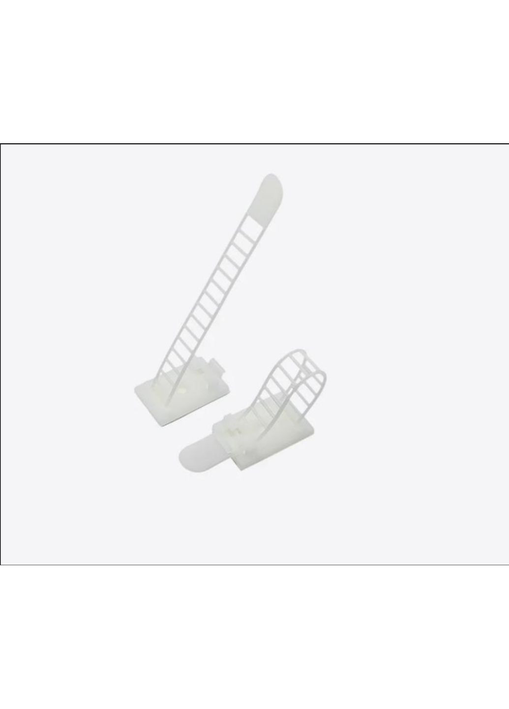 Хомут органайзер Фіксатор кабелю тримач для дроту стяжка самоклеюча 3М стяжка 20 шт ХL Білий OlaN (358934970)