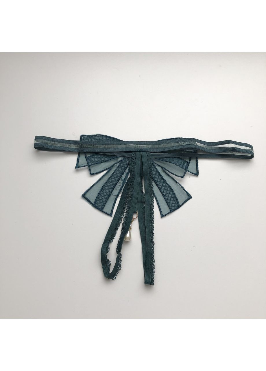 Трусики з розрізом та підвіскою з перлинкою No Brand (362135701)